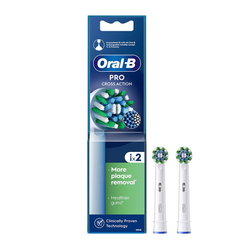 ORAL B Refill CrossAction k 2 Zamenljive glave za električnu četkicu za zube