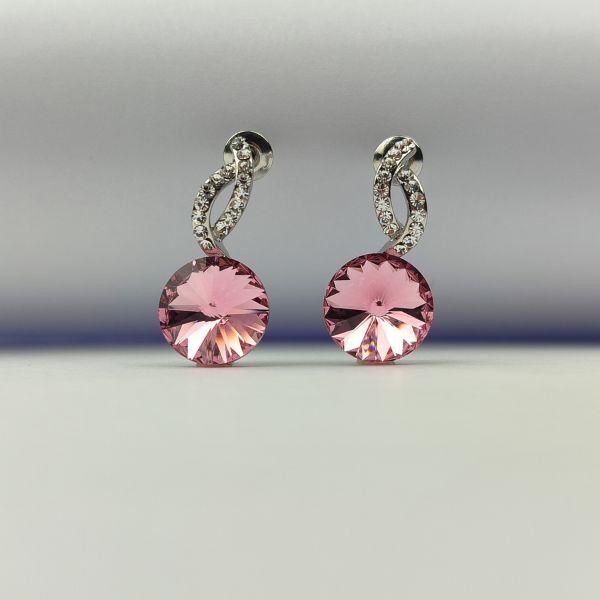 Alp Crystal Ženske minđuše EPP2R10P, Roze