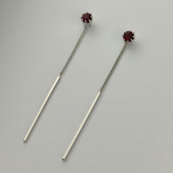 Alp Crystal Ženske minđuše ESS19FRL, Crvene