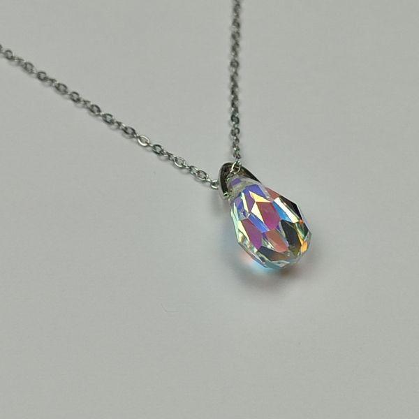 Alp Crystal Ženska ogrlica PDR18LUXP AB, Srebrne boje