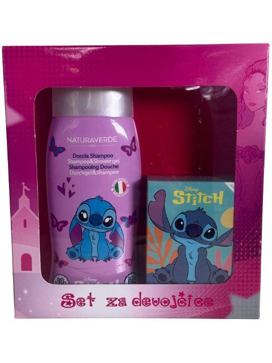 Naturaverde Stitch Dečiji set Gel za tuširanje, 250ml i Stitch toaletna voda, 30ml