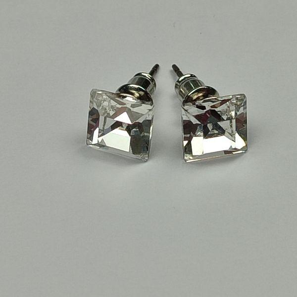 Alp Crystal Ženske minđuše ESQ8P, Srebrne boje