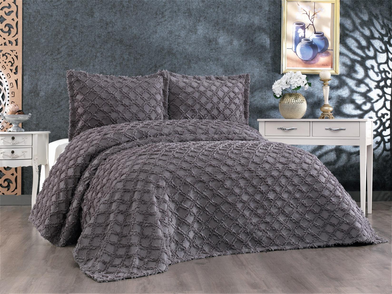 L'essentiel Maison Komplet posteljina za francuski ležaj Antracit