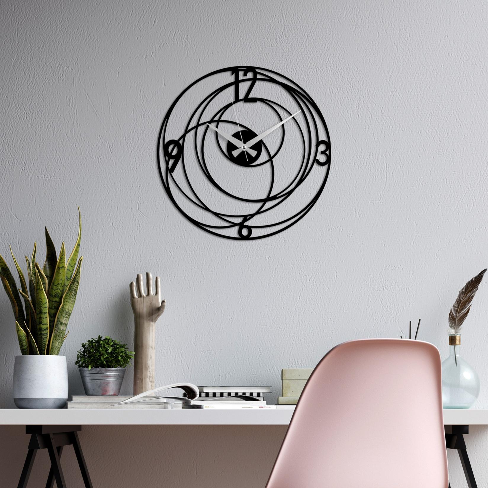 Wallity Zidni sat 49x49cm Crni