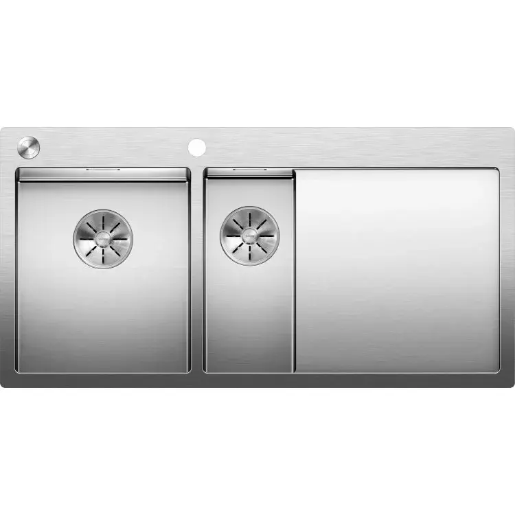 BLANCO Sudopera Claron 6S-IF, Leva, 1000x510x190mm, Sa podizačem čepa, Siva