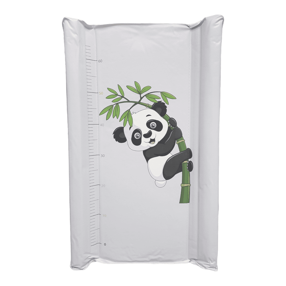 Mekana podloga za presvlačenje bebe Panda, 80x49 cm, Višebojna