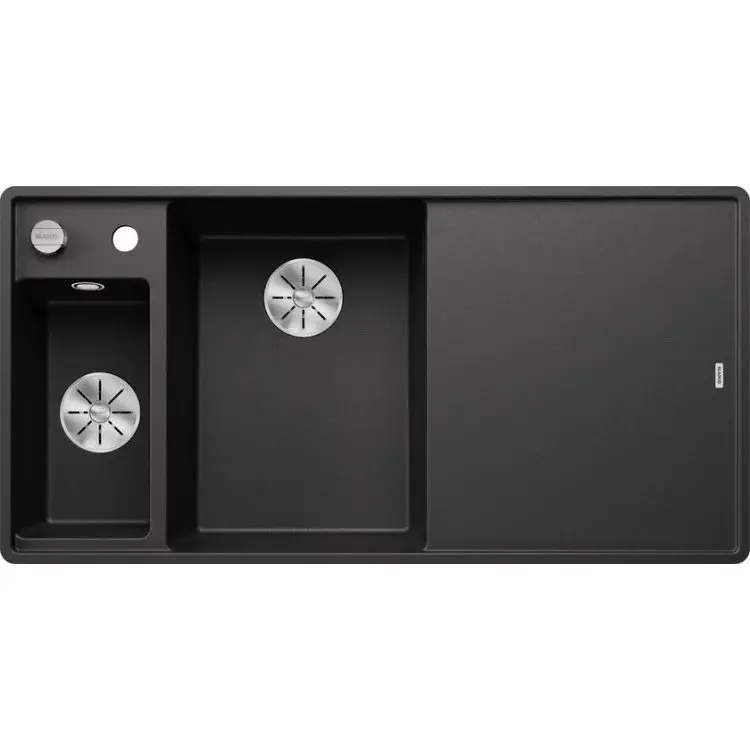 BLANCO Sudopera Axia III 6 S-F, Desna, 990x500x202mm, Sa priborom, Crna