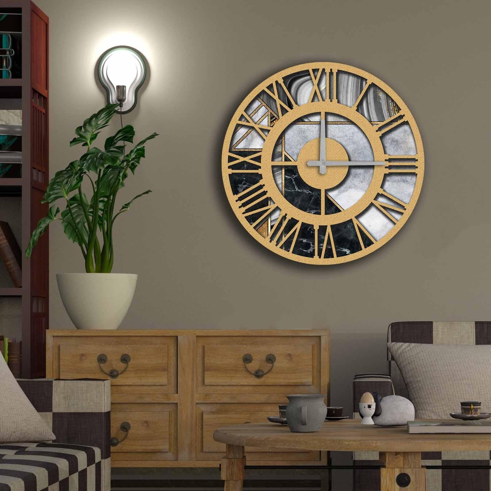 Wallity MDF Zidni sat 50cm Šareni