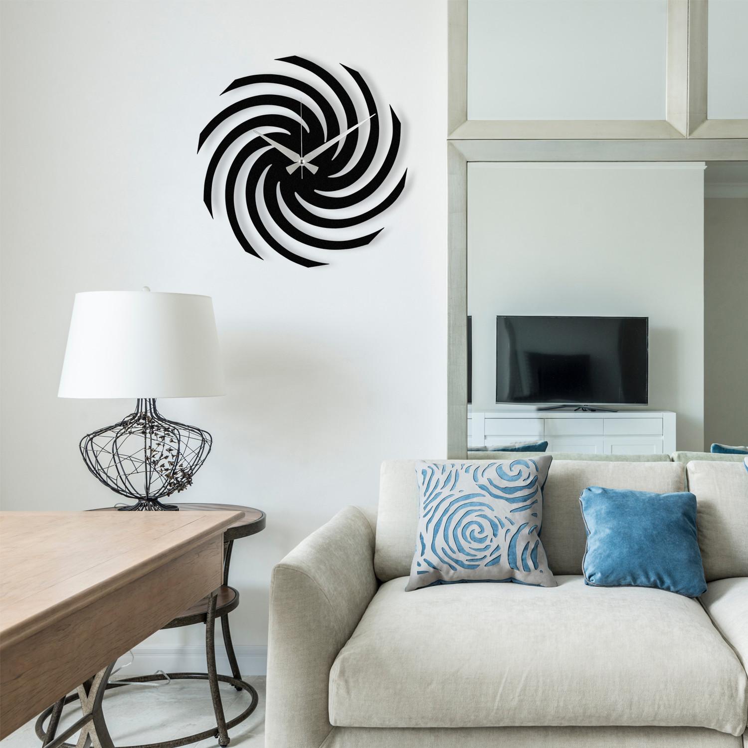 Wallity Zidni sat 48x48cm Crni