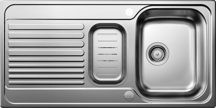 BLANCO Sudopera Tipo II 6 S, 1000x500x180mm, Sa podizačem čepa, Siva