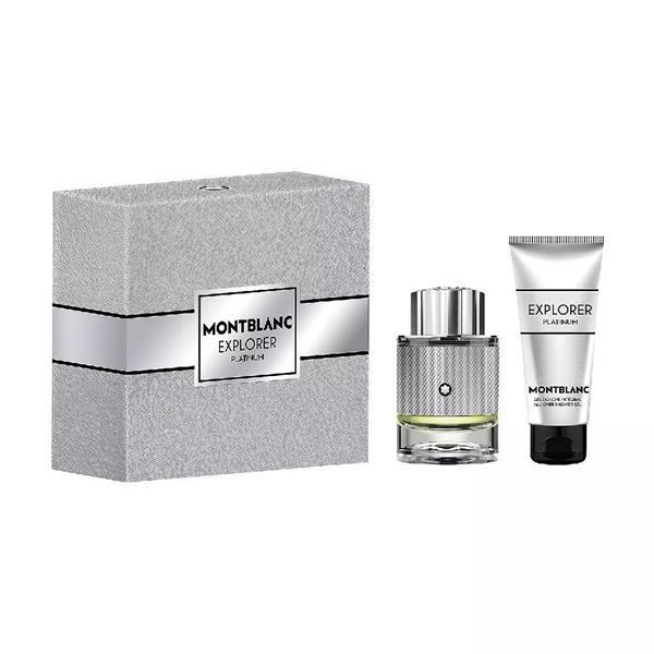 Mont Blanc Set za muškarce Explorer Platinum, EDP, 60 ml + Gel za tuširanje, 100 ml