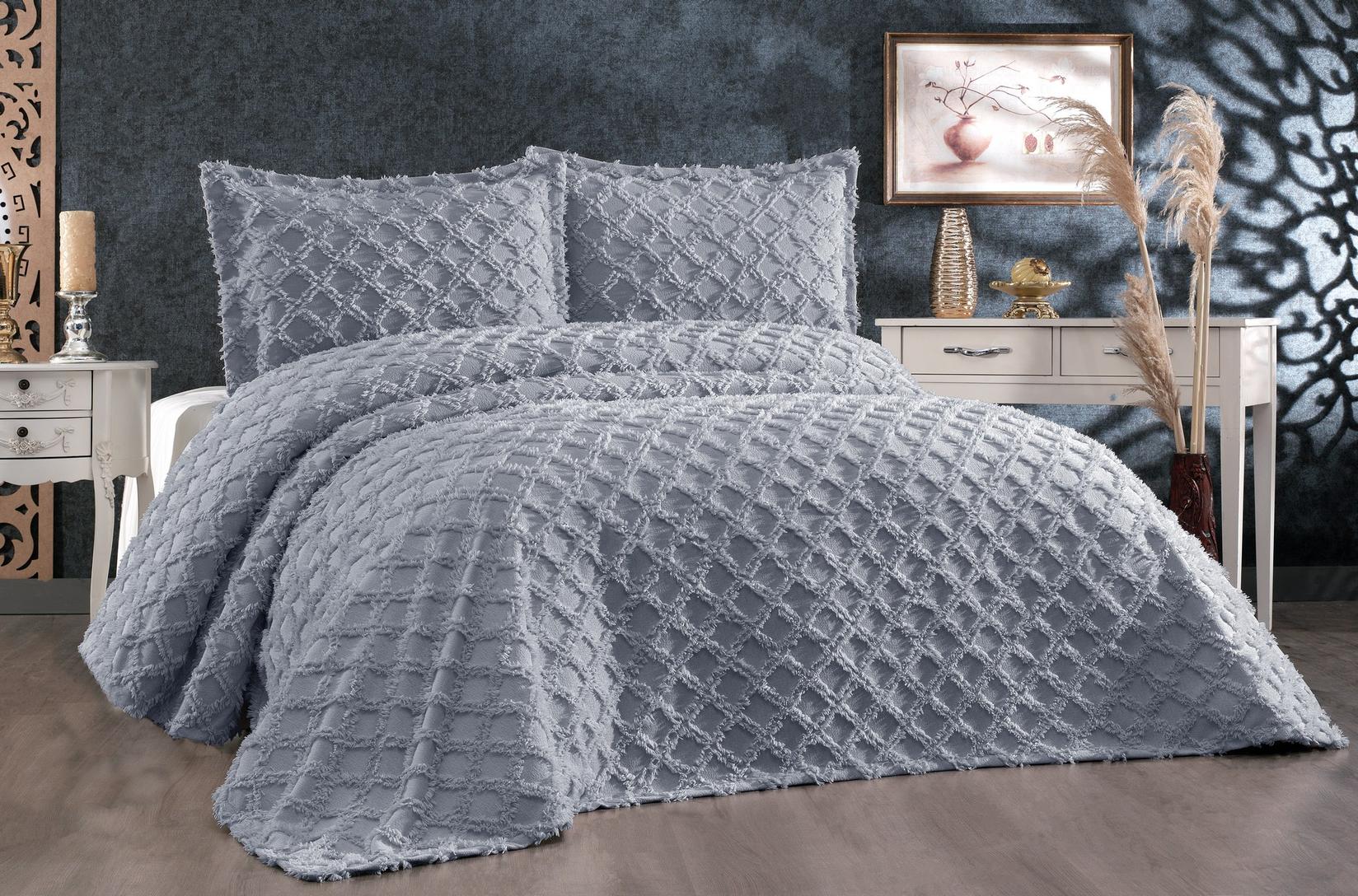 L'essentiel Maison Komplet posteljina za francuski ležaj Siva