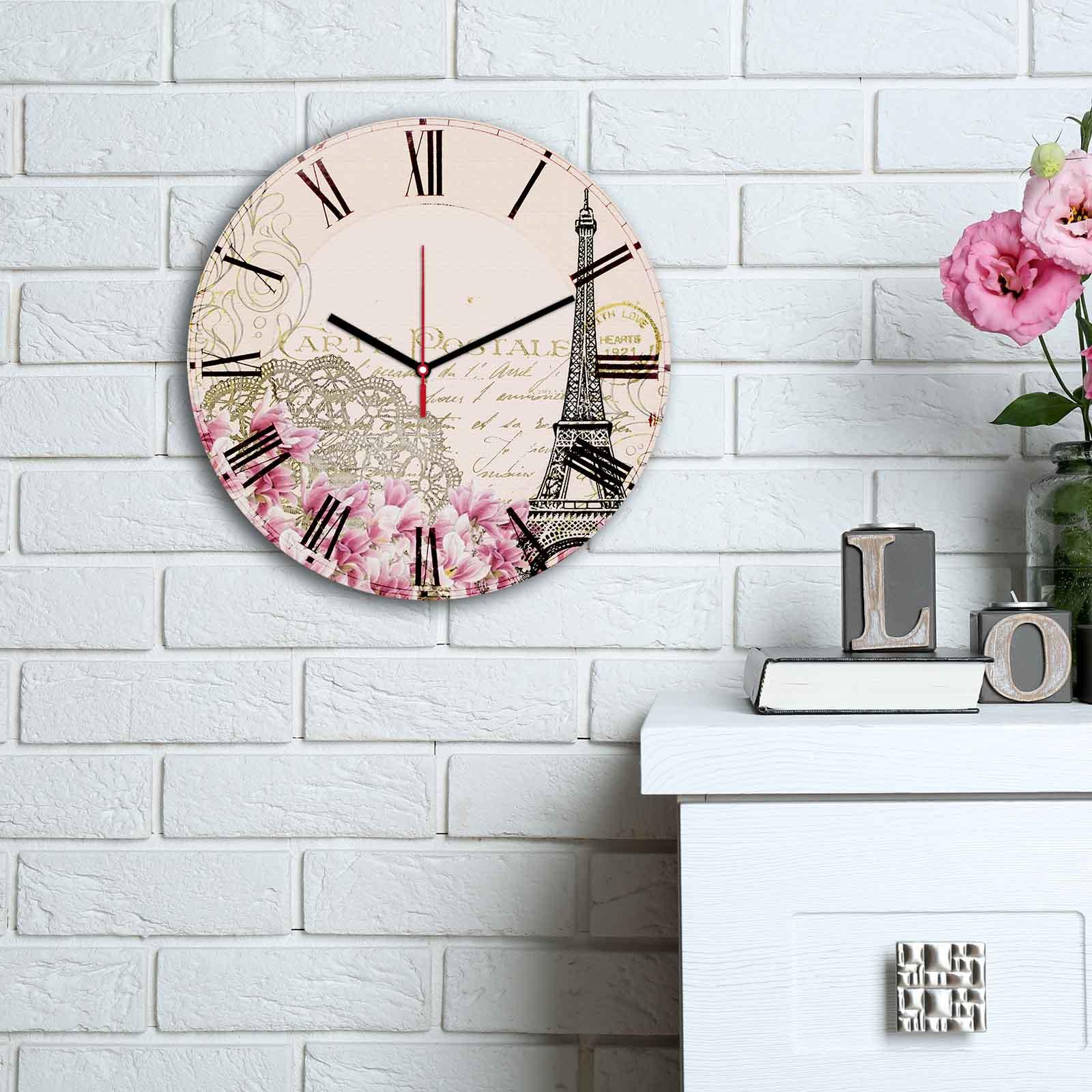 Wallity MDF Zidni sat 30cm Šareni