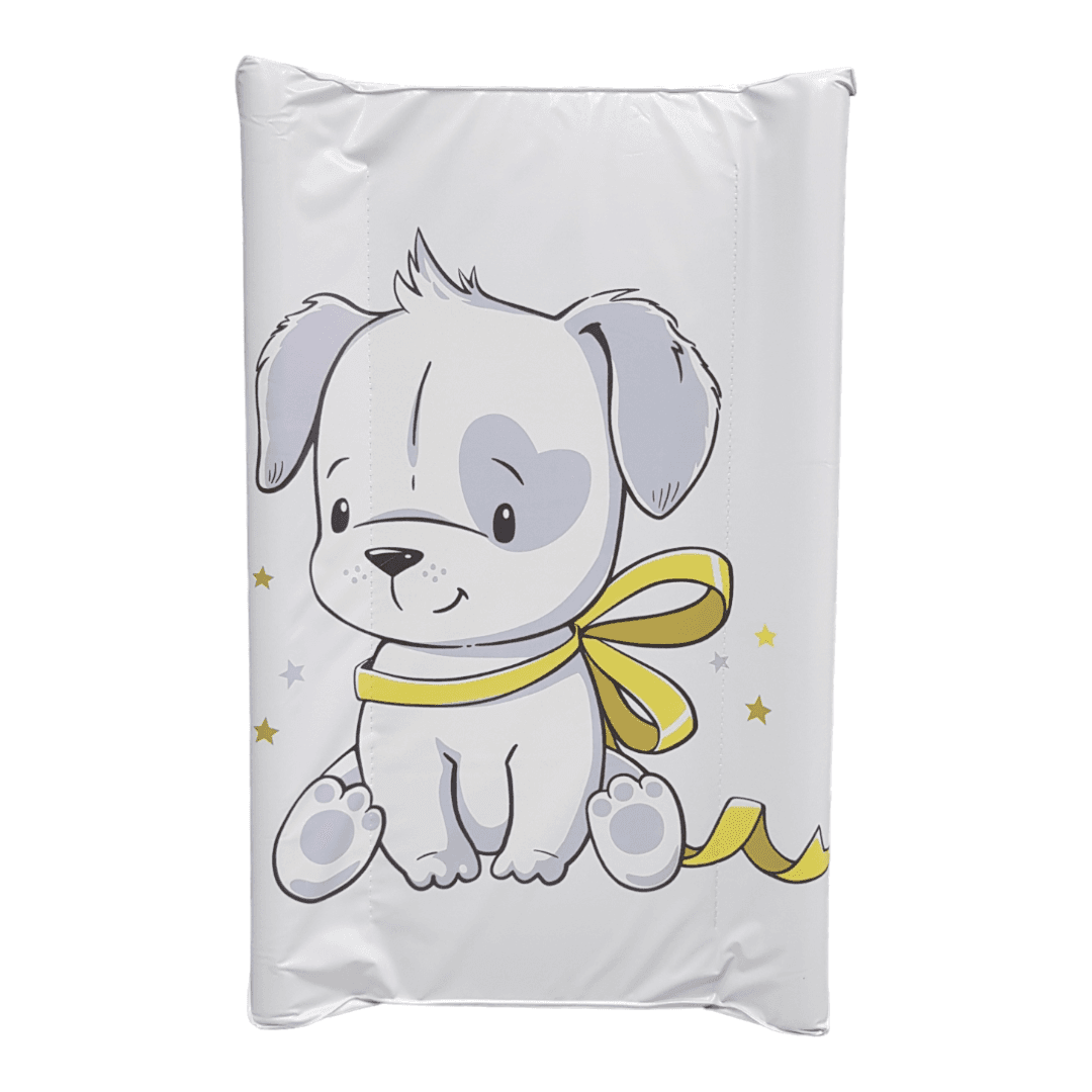 Mekana podloga za presvlačenje bebe Kuca, 80x49 cm, Višebojna