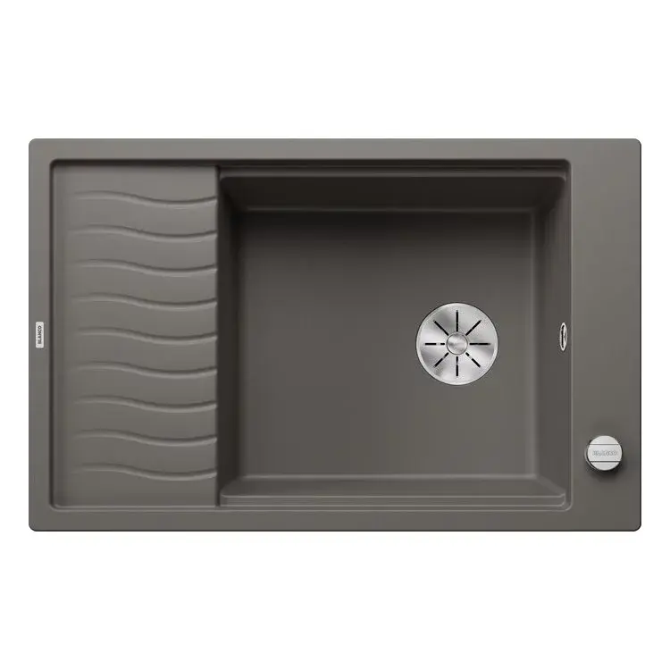 BLANCO Sudopera Elon XL 6 S, 780x500x190mm, Sa priborom, Tamnosiva