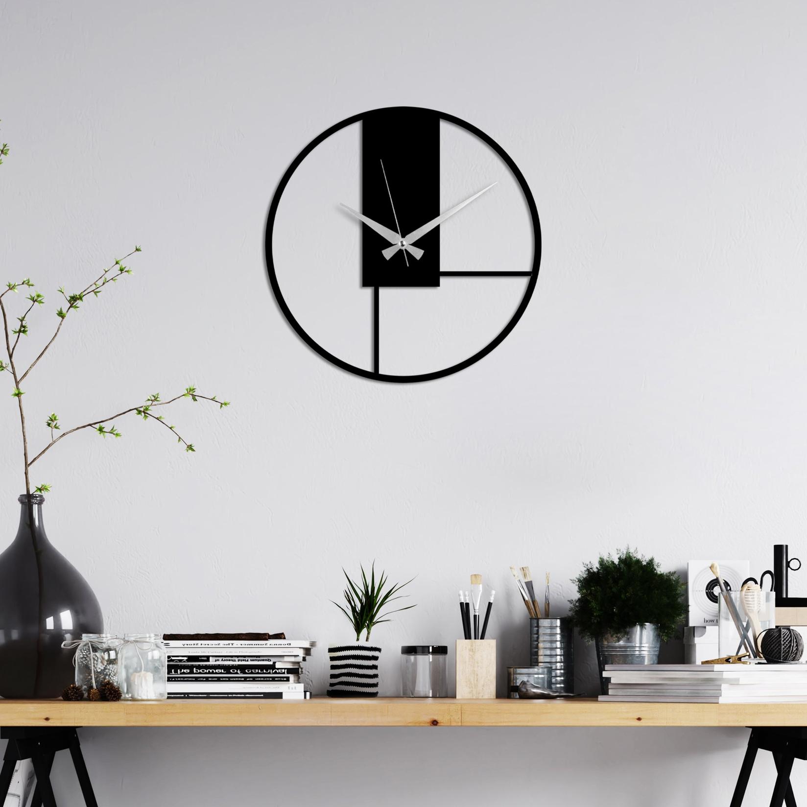 Wallity Zidni sat 49x49cm Crni