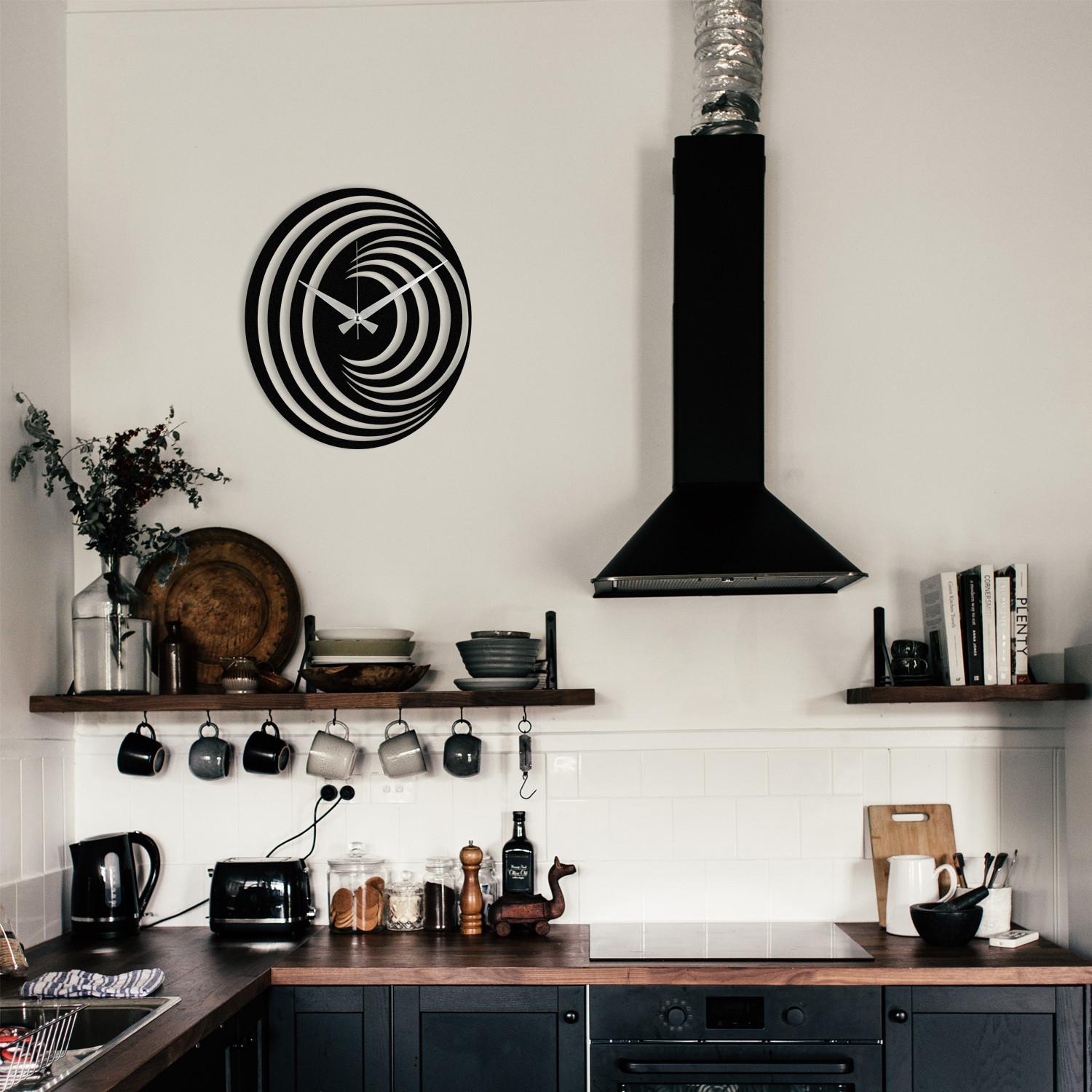 Wallity Zidni sat 48x48cm Crni