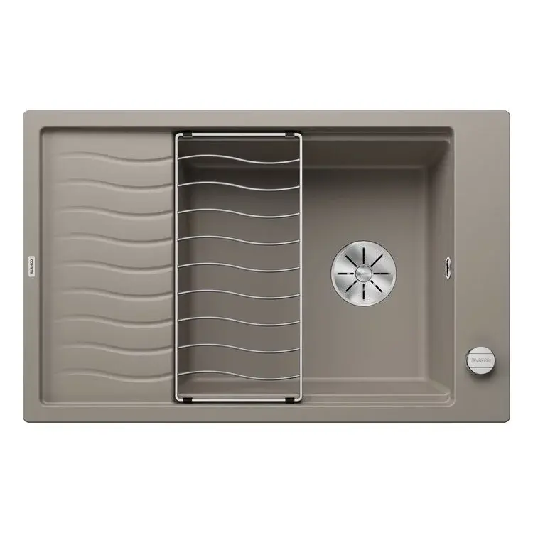 BLANCO Sudopera Elon XL 6 S, 780x500x202mm, Sa priborom, Siva