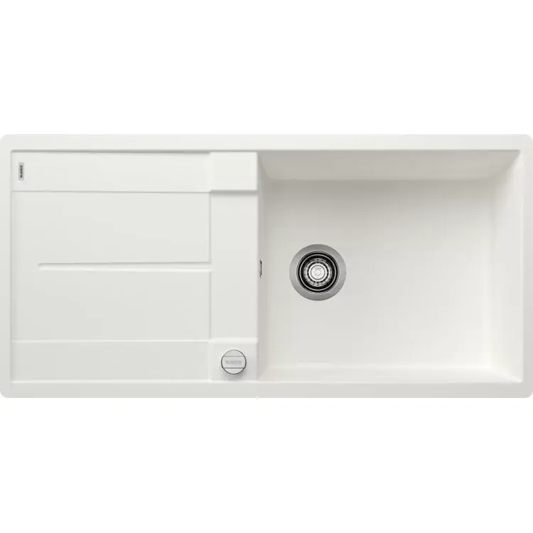 BLANCO Sudopera Metra XL 6 S-F, 990x490x202mm, Sa podizačem čepa, Bela