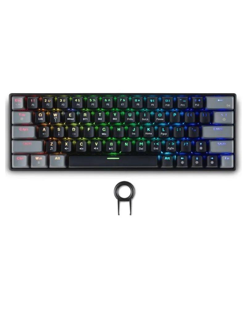PC Tastatura Spartan Gear Pegasus 2 Rgb bežični - crna / siva