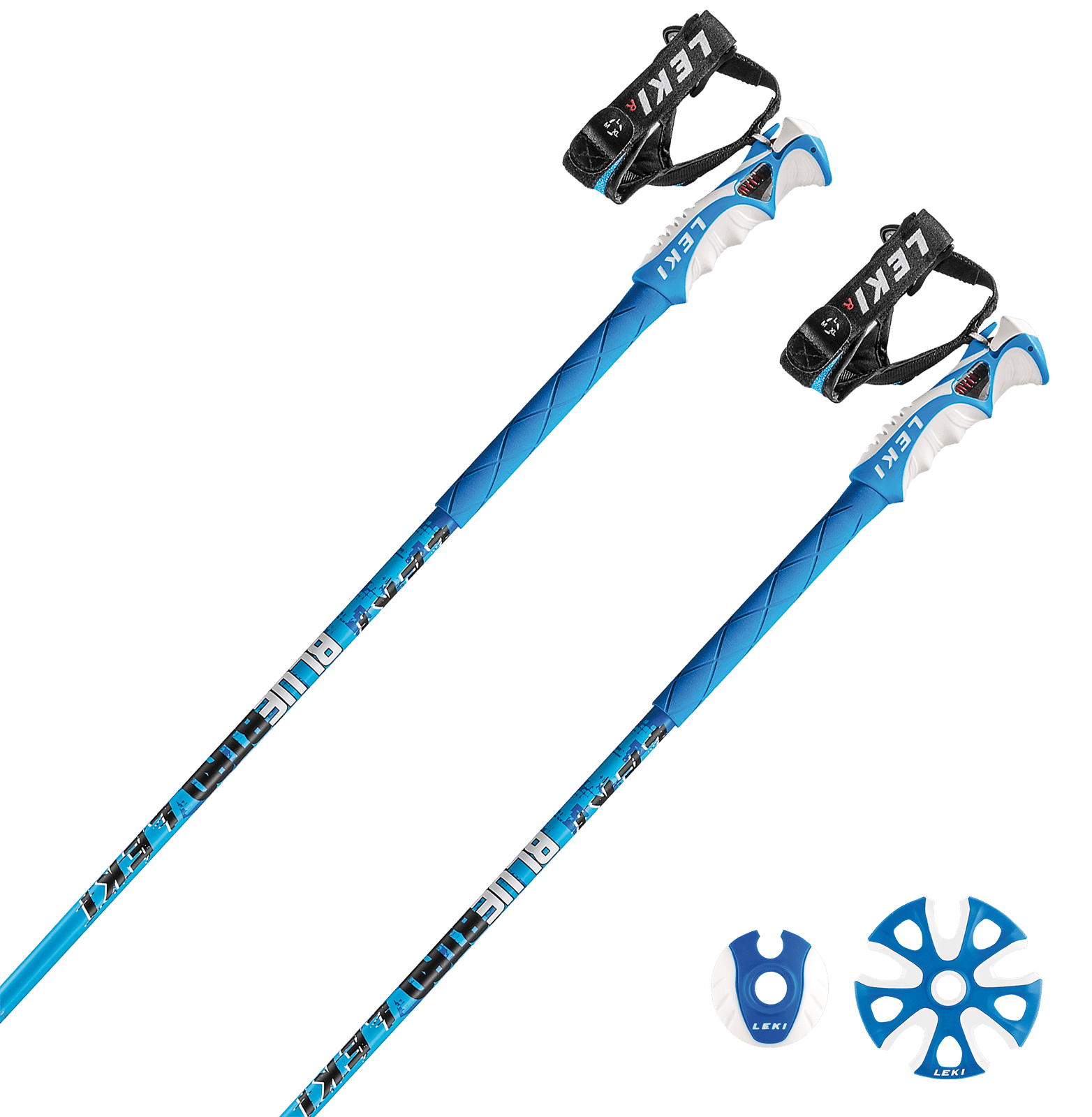 LEKI Ski štapovi BLUE BIRD CARBON, Plavi