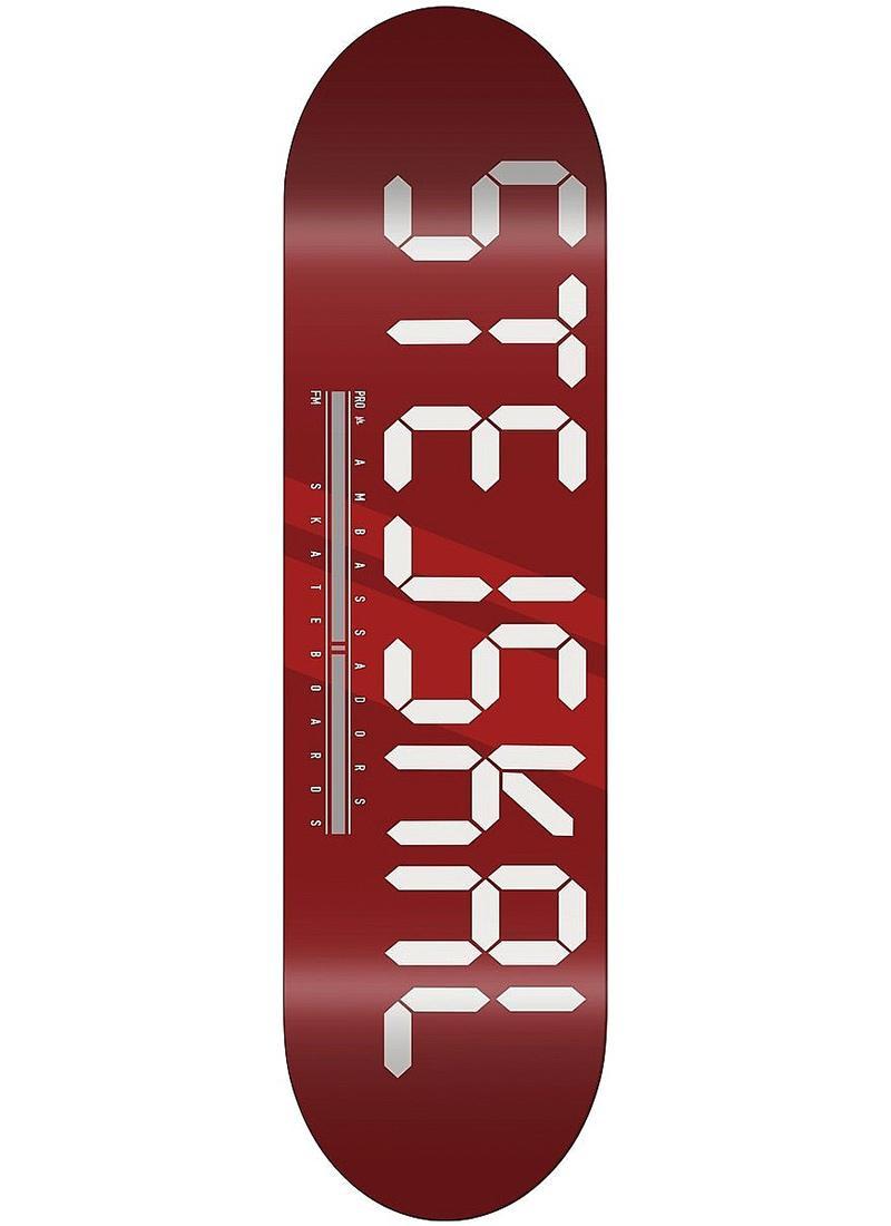 AMBASSADORS Daska za skejt PRO FM STEJSKAL 8.125, Crvena