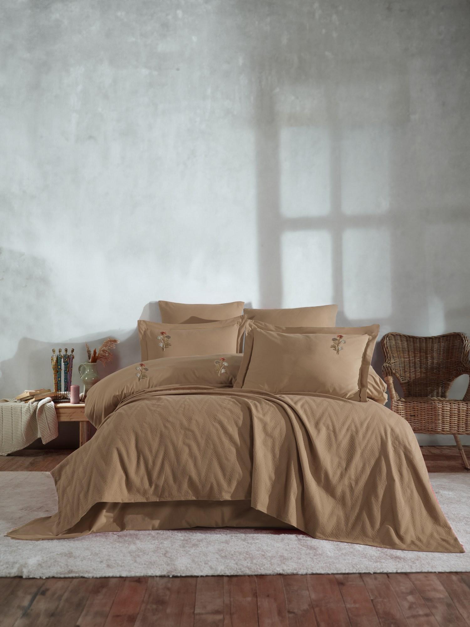 L'essentiel Maison Komplet posteljina za francuski ležaj Kaki