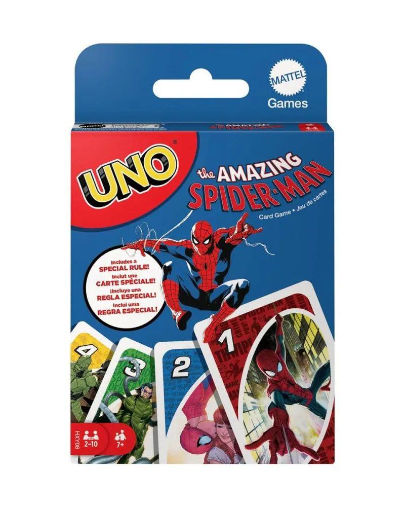 Društvena igra Mattel Uno - The Amazing Spiderman - Kartaška igra