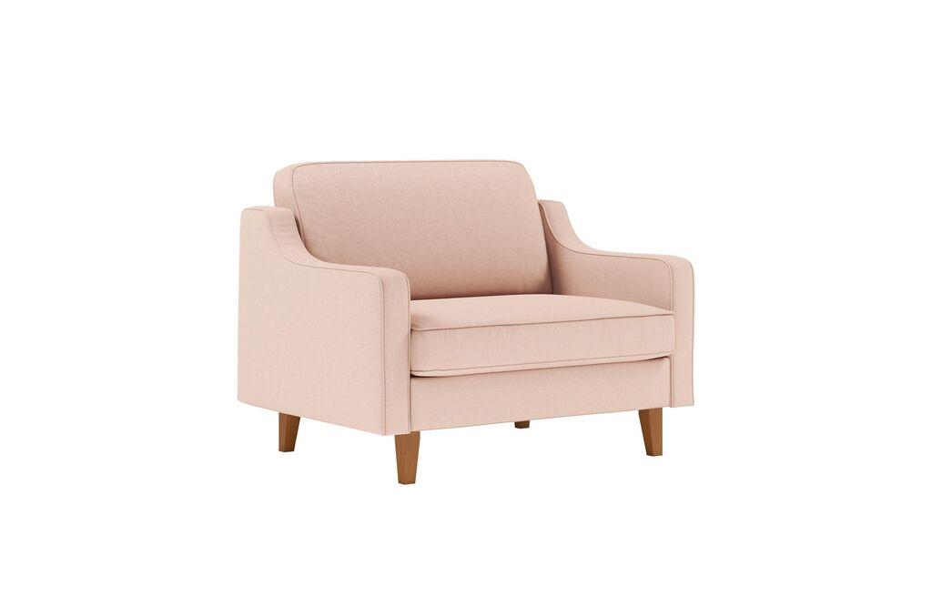 Atelier del Sofa Fotelja Robin Loveseat, Svetloroze