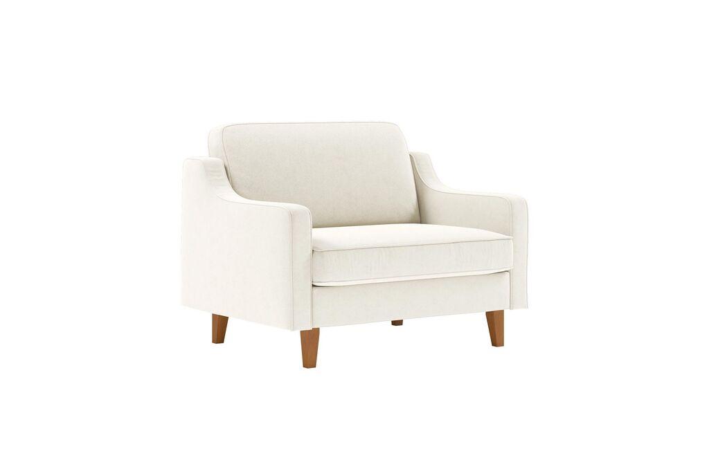 Atelier del Sofa Fotelja Robin Loveseat, Bela