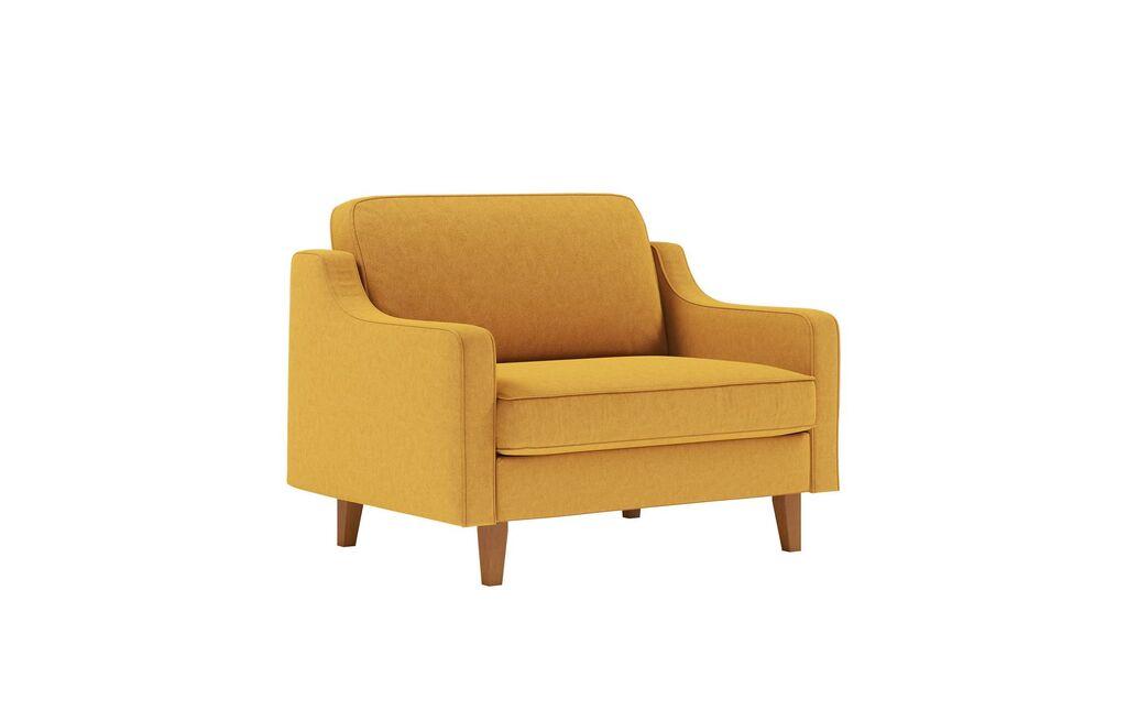 Atelier del Sofa Fotelja Robin Loveseat, Oker