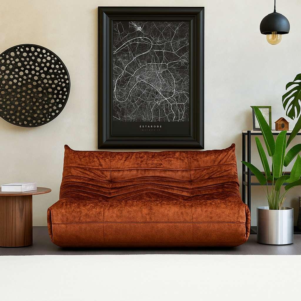 Atelier del Sofa Dvosed Bocek, Crvena