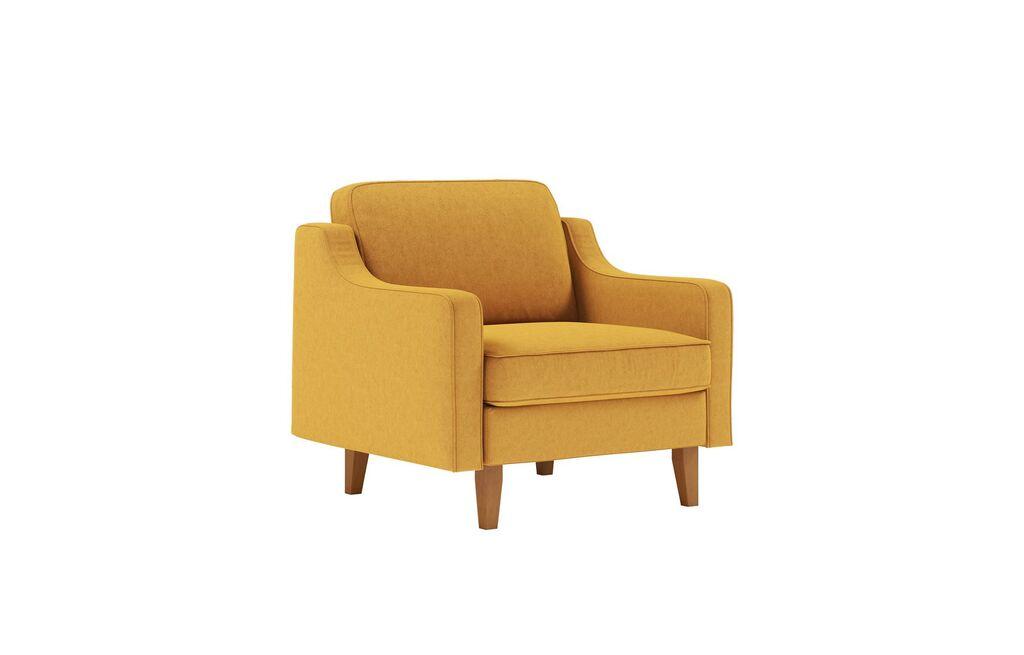 Atelier del Sofa Fotelja Robin 1, Žuta