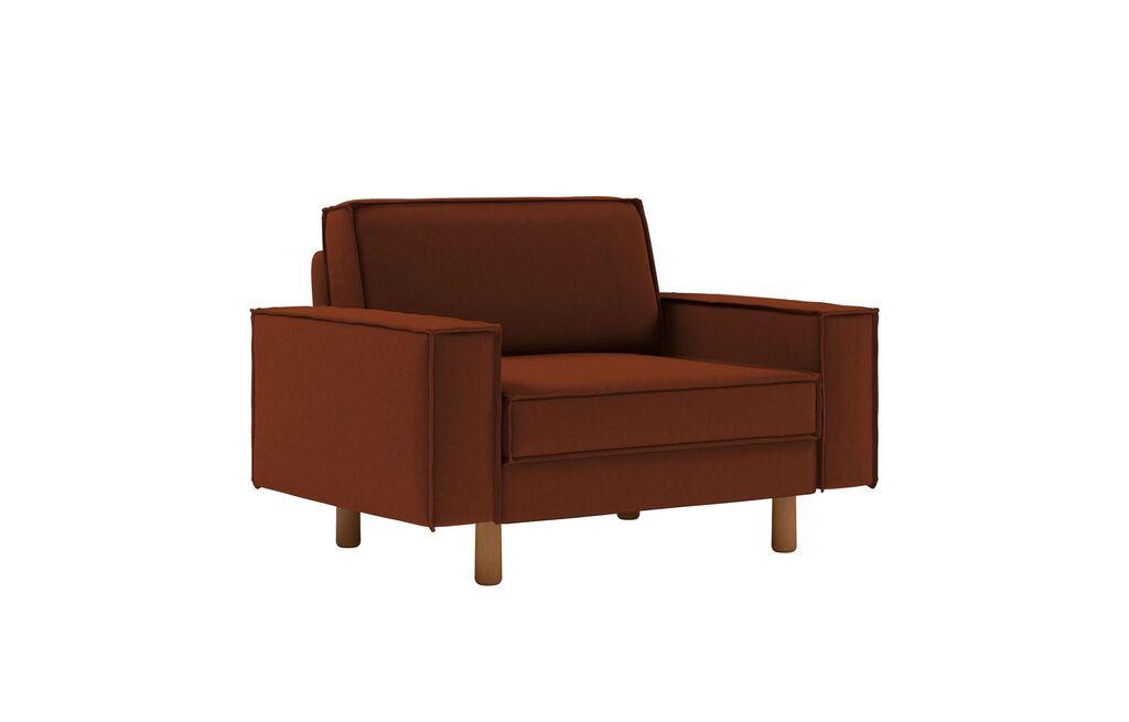 Atelier del Sofa Fotelja Sparrow Loveseat, Bordo