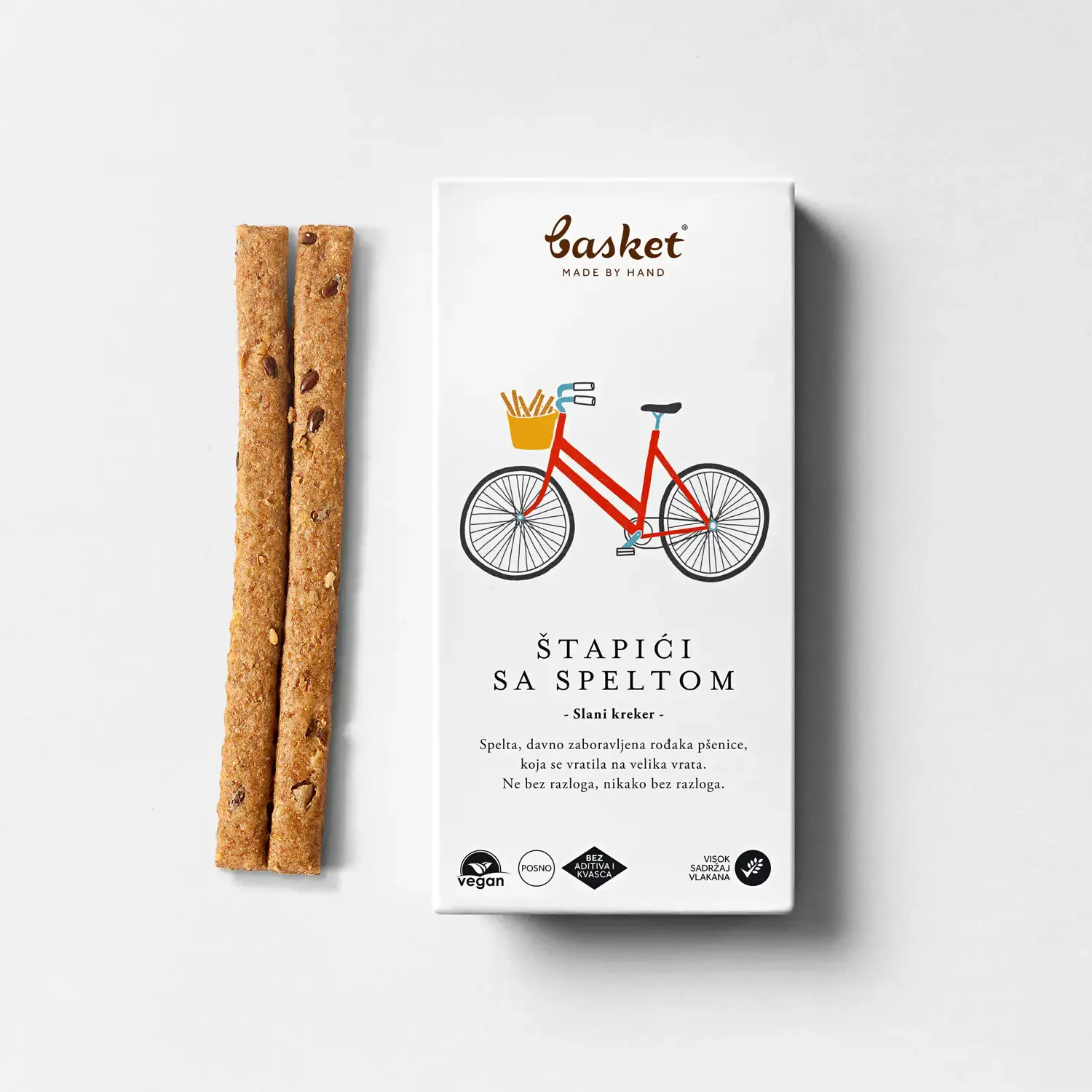 BASKET Štapići sa speltom, 100g