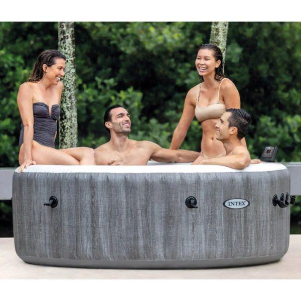 Intex PureSpa Bubble Massage Greywood Deluxe јakuzi za 4 osobe 1,96 m