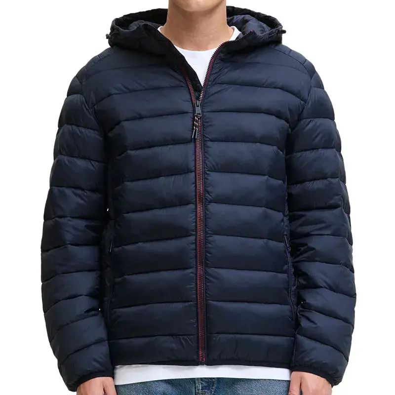 Jack & Jones Muška jakna JJEBRADLEY Light Puffer Hood, Teget