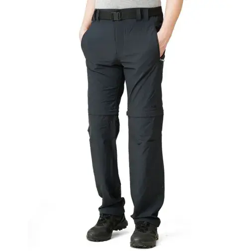 CMP Muške pantalone za planinarenje, Na zip, Crne