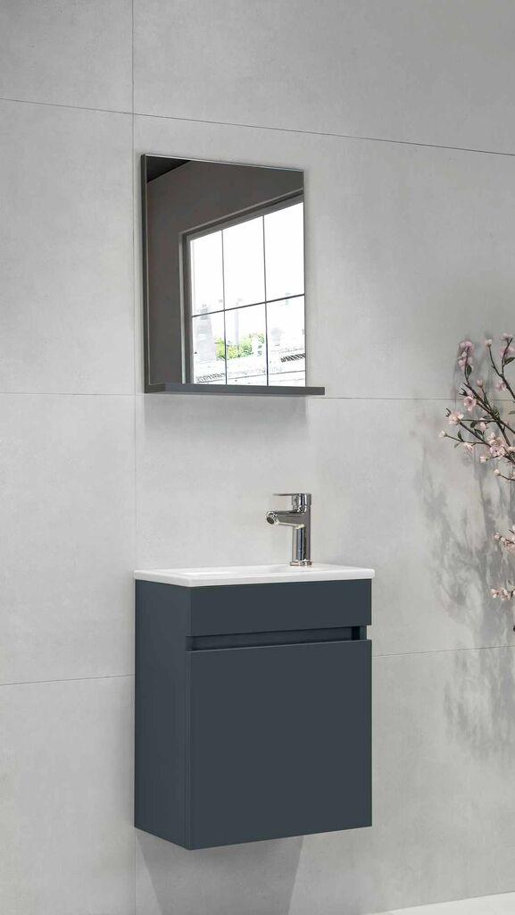 Hanah Home Set za kupatilo Fit, 2 komada, Antracit