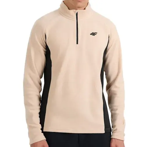 4F Muški duks Fleece M066, Bež