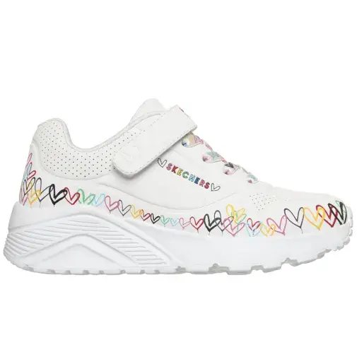 Skechers Patike za devojčice Uno Lite, Bele