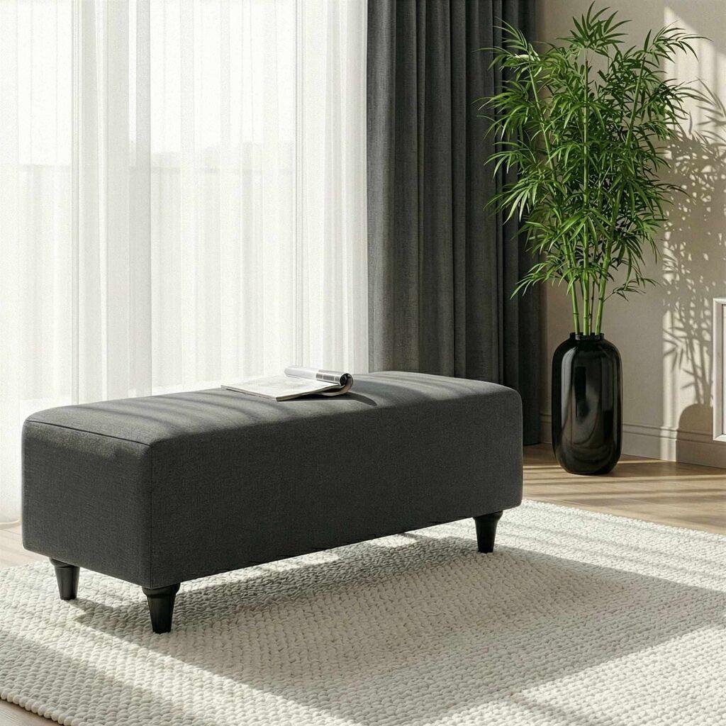 Atelier del Sofa Kanabe Flavia, 120 x 50 x 40 cm, Tamnosiva