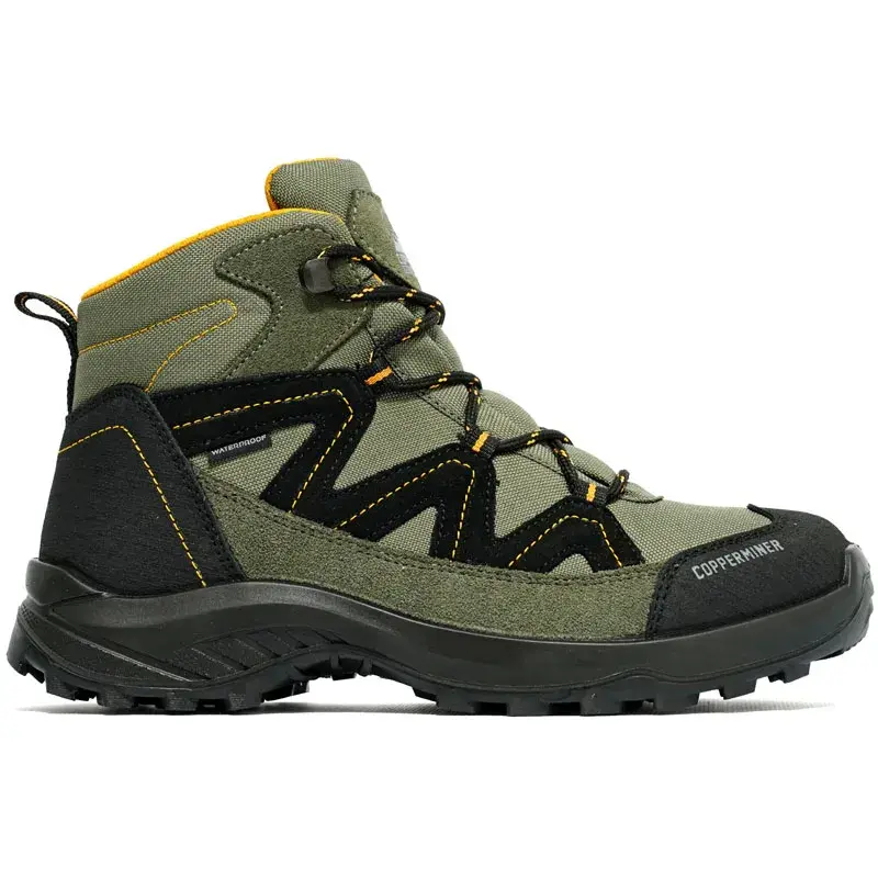 Copperminer Čizme za dečake Troll, Maslinaste