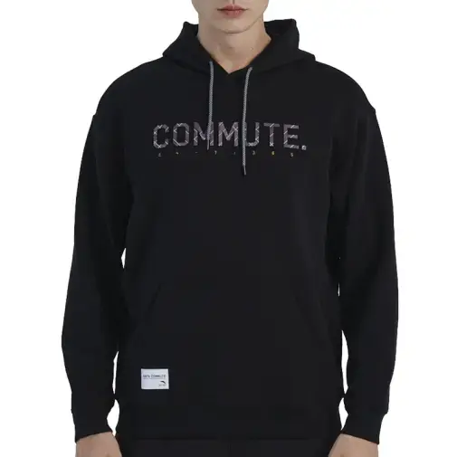 Anta Muški duks Sweat hoodie, Crni