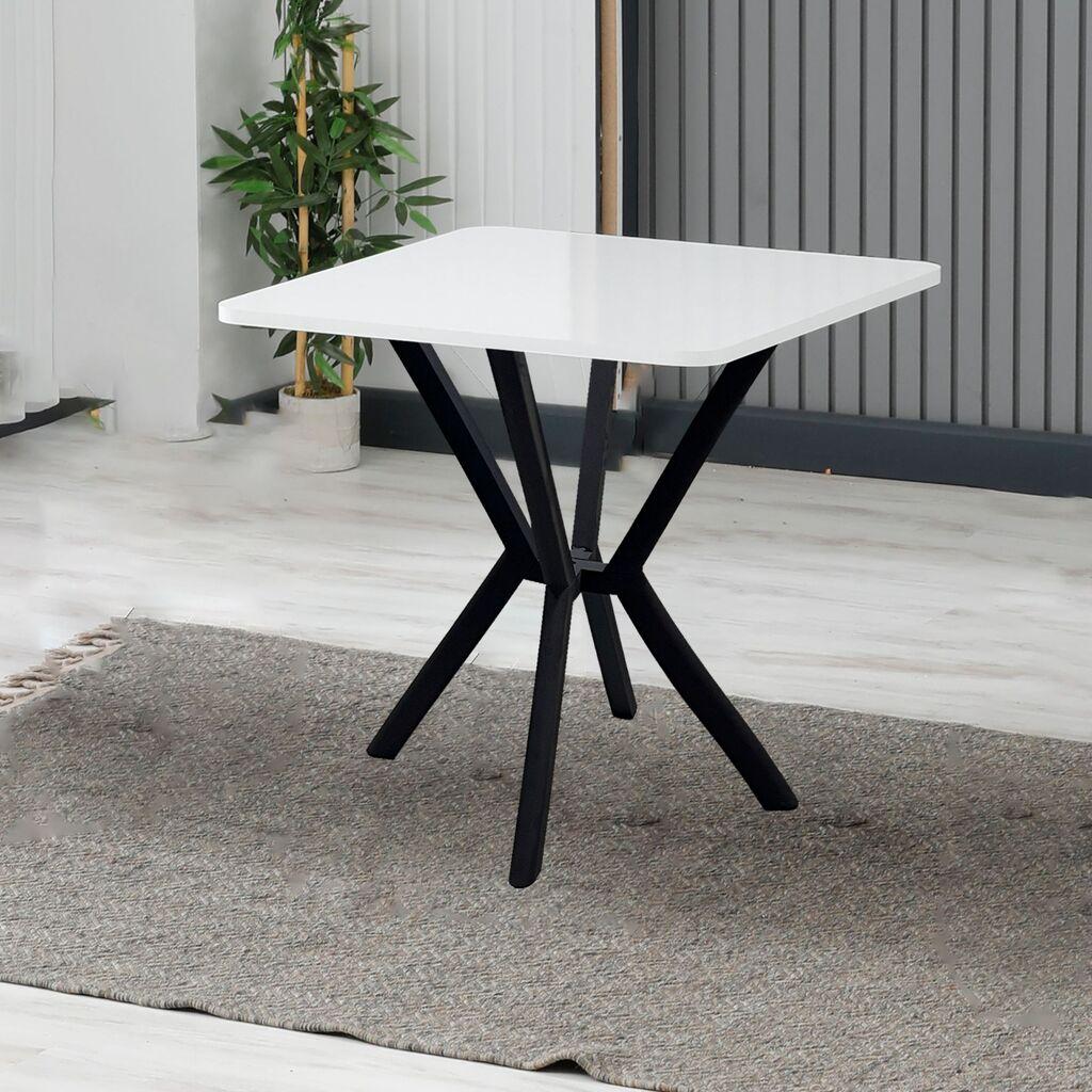 Hanah Home Trpezarijski sto Elma, 70 x 74 x 70 cm, Bela