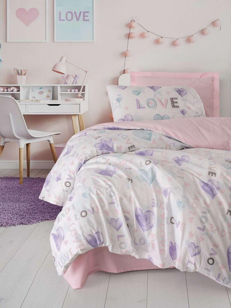 L'essentiel Maison Set posteljina za decu Lovella, 160 x 220 cm, Roze