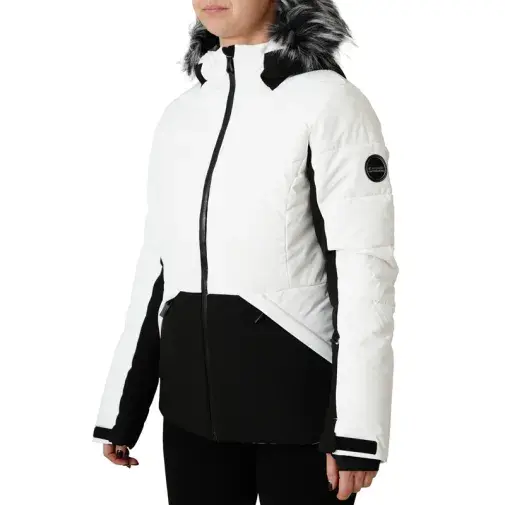 Ice Peak Ženska jakna Eveleth, Belo-crna