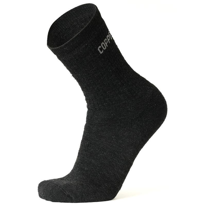 Copperminer Muške čarape Ful termo, 1 par, Crne