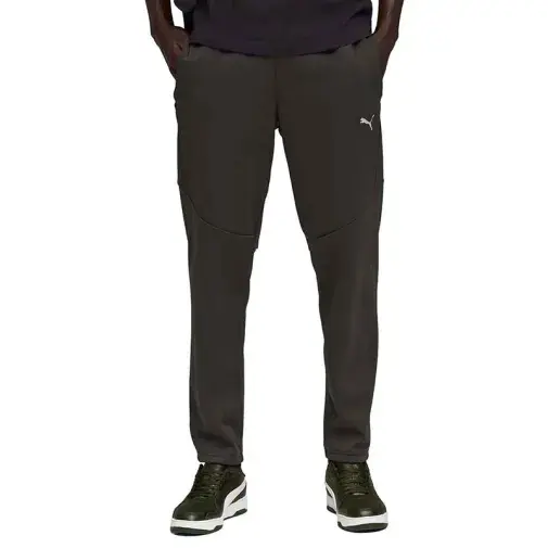 Puma Muški donji deo trenerke Evostripe Warm, Maslinasti