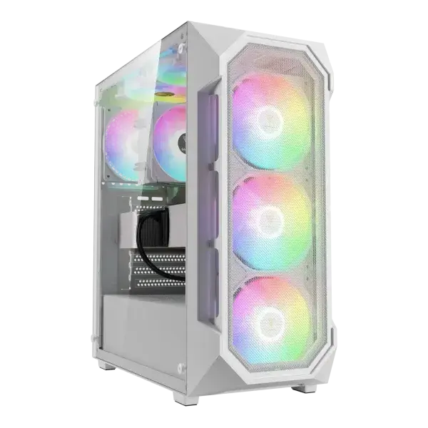 Zeus Gaming računar, R5 3600, DDR4, 16GB, M.2, 500GB, RX580, 8GB, Beli